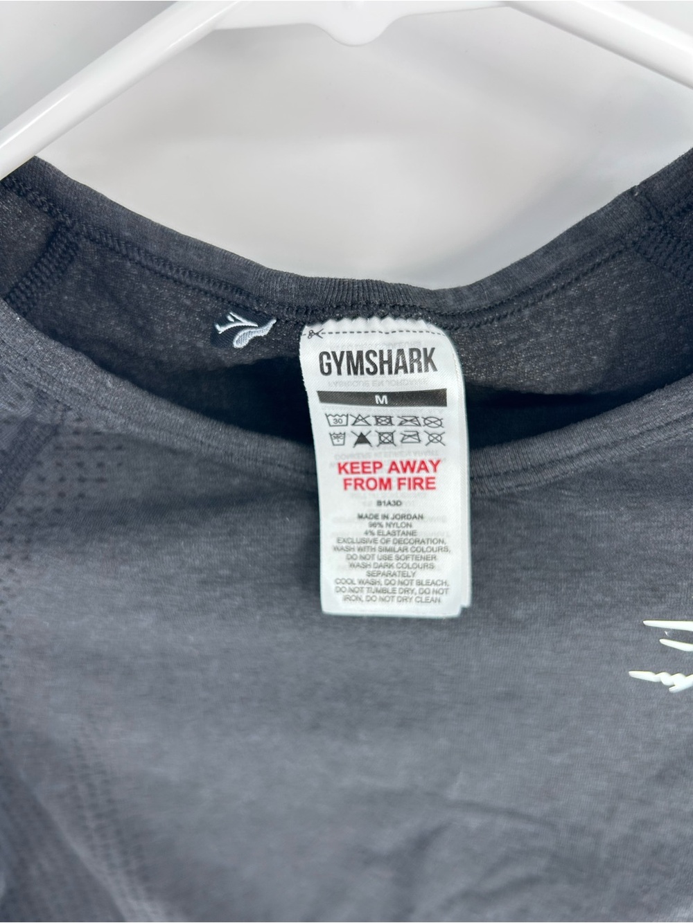 Gymshark Vital Seamless Long Sleeve Crop Top - Medium